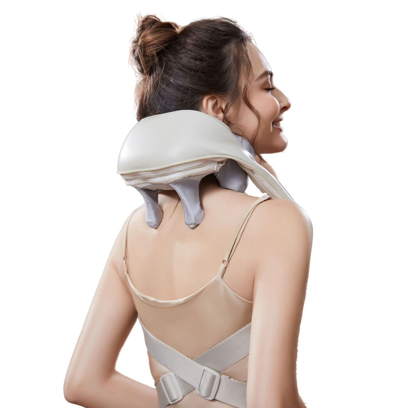 Asinhe Luxe Wearable Neck & Shoulder Massager with Heat - Eco-Friendly Material, Ergonomic Design, Deep Kneading for Pain Relief, Ideal Gift for All (Luxury Edition)