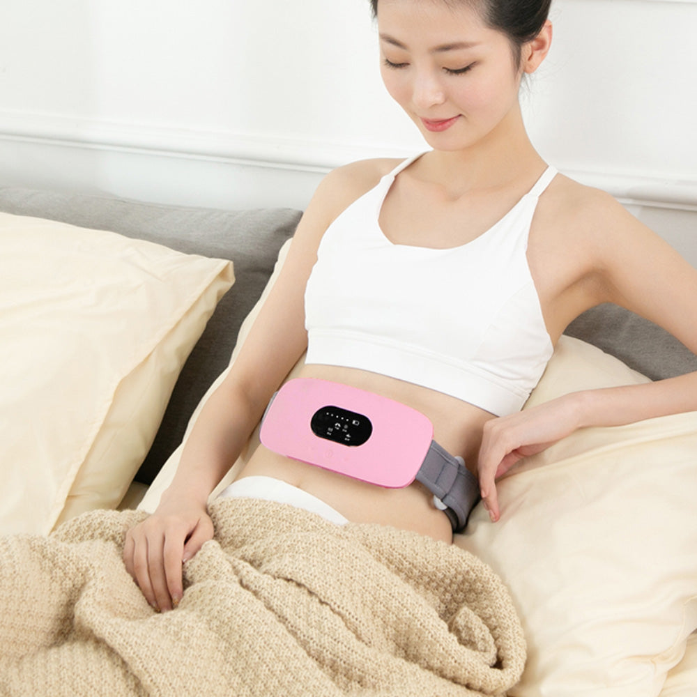 HEZHENG Medical Belly Pain Massage Machine Belly Massager Pain Relief Electric Abdomen Heating Belt Device HZ-IADN-2
