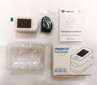 Fingerspitzen-Pulsoximeter – Blutsauerstoffsättigungsmonitor – Herzfrequenzmesser mit LED-Anzeige