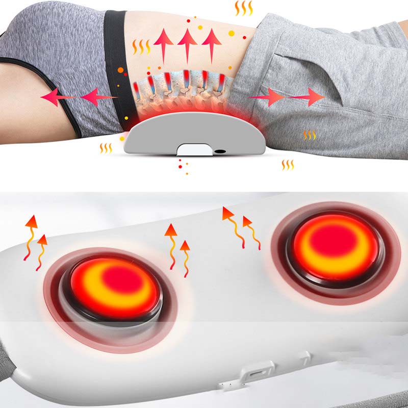 Multifunktionale kabellose Massagegeräte, elektrisches Mini-Rückenmassagegerät mit HeizungHZ-YBB-2